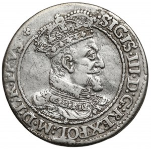 Žigmund III Vasa, Ort Gdansk 1618 - javorový list