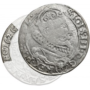 Zygmunt III Waza, Szóstak Kraków 1626 - PO zamiast POL - rzadki
