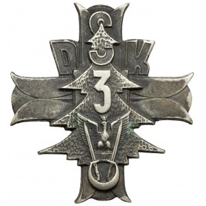 PSZnZ, Odznaka, 3 Dywizja Strzelców Karpackich [alpaka] - F.M. Lorioli