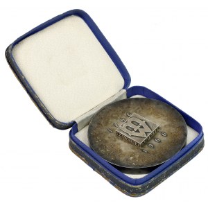 Medaile, 200 let Varšavské mincovny 1766-1966 - postříbřený tombak - rarita