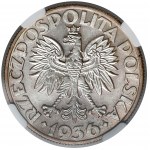 Próba 5 złotych 1936 Żaglowiec - wąski PRÓBA - nakład nieznany!