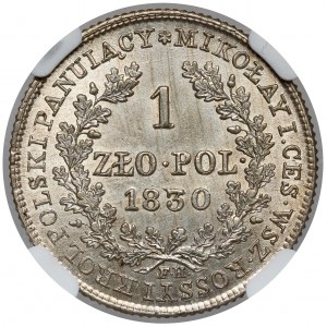 1 polský zlotý 1830 FH - krásný