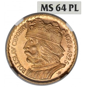 10 gold 1925 Chrobry - PROOF LIKE.
