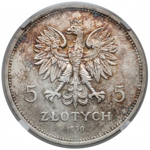 Sztandar 5 złotych 1930 - GŁĘBOKI