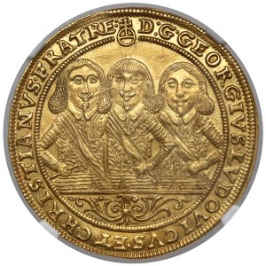 Slezsko, Tři bratři, Dvoubratr, 1653, Brzeg - KRÁSNÝ A VZÁCNÝ