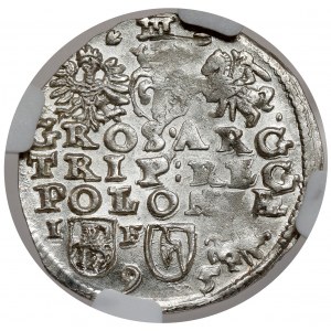 Zikmund III Vasa, Trojak Lublin 1595 - TOPOR - vzácný