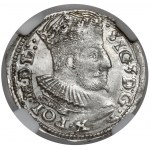 Sigismund III Vasa, Troika Lublin 1595 - TOPOR - rare