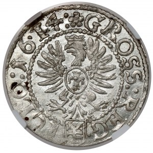 Zikmund III Vasa, Grosz Krakov 1614 - krásný