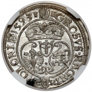 Sigismund III Vasa, Olkusz penny 1593 - beautiful