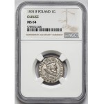 Sigismund III Vasa, Olkusz penny 1593 - beautiful