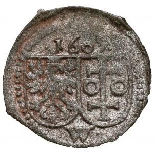 Sigismund III Vasa, One-sided denarius Wschowa 1609