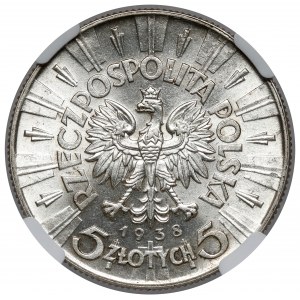 Piłsudski 5 Zloty 1938