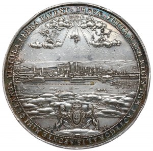 Władysław IV Waza, Medal Chwały, Gdańsk 1642 (Dadler) - EFEKTOWNY