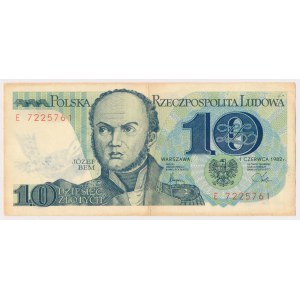 Solidarity, 10 zloty 1982 - stamp NOWE ZZĄZKI
