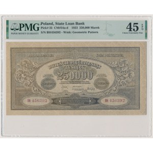 250,000 mkp 1923 - BH - wide numbering