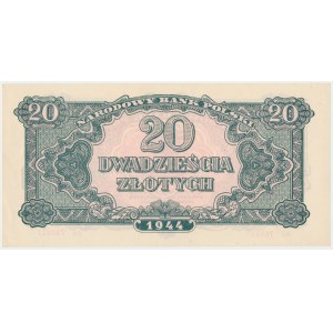 20 złotych 1944 ...owe - Ak