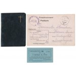 Norway (Vanse), Prisoner of War Camp, 1 Öre + old documents (3pcs)