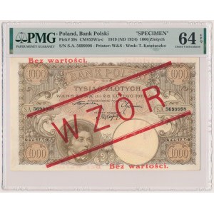 1.000 Zloty 1919 - MODELL - hoher Druck