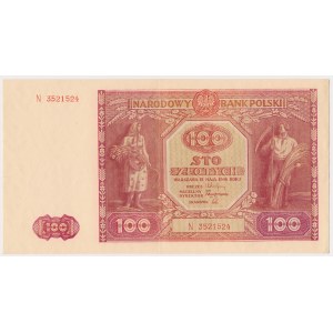 100 Zloty 1946 - Großbuchstabe