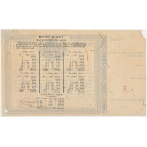 November Uprising, Certificate of Loan POLISH POSITIONS 600 PLN 1831.