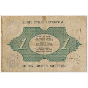 Polské království, 1 rubl ve stříbře 1855 - KRÁSNÝ