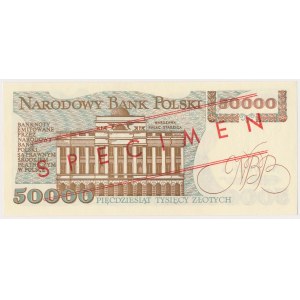 50,000 zl 1989 - MODEL - A 0000000 - No.0620.