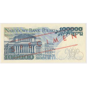 100 000 PLN 1990 - MODEL - A 0000000 - č. 0385