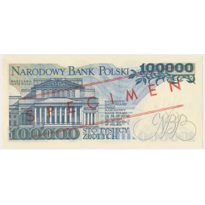 100.000 zł 1990 - WZÓR - A 0000000 - No.0382