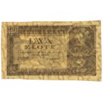 2 zloty 1936 - without subprint, series and numbering