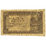 2 Zloty 1936 - ohne Unterdruck, Serie und Nummerierung