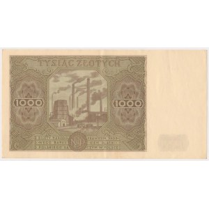 1 000 zlatých 1947 - malé písmená