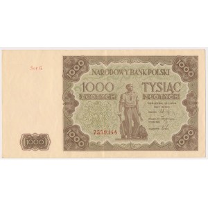 1 000 zlotých 1947 - malá písmena