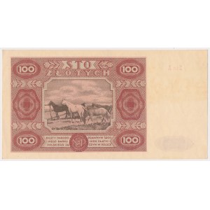 100 Zloty 1947 - Großbuchstabe