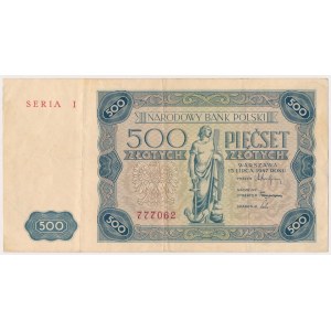 500 Zloty 1947 - I