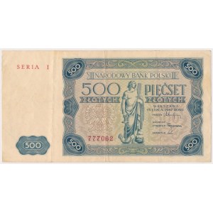 500 zloty 1947 - I