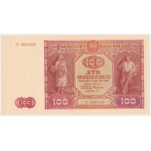 100 zlotých 1946 - velké písmeno