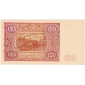 100 zlotých 1946 - veľké písmeno