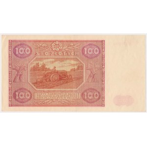 100 zloty 1946 - large letter