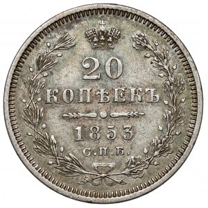 Russland, Nikolaus I., 20 Kopeken 1853