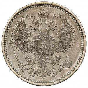 Rusko, Alexander II, 20 kopejok 1862