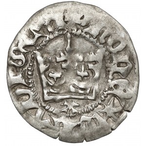 Władysław II Jagiełło, Półgrosz Kraków - type 5 - letter A