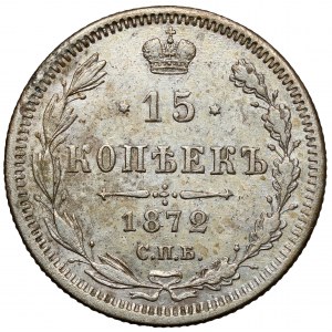 Russia, Alexander II, 15 kopecks 1872