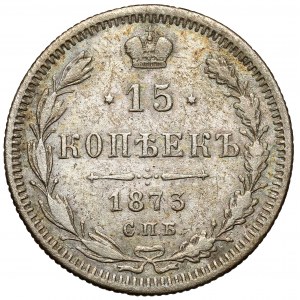 Russia, Alexander II, 15 kopecks 1873