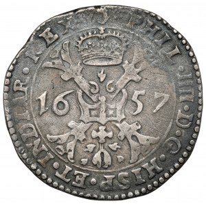 Netherlands, Philip IV, Patagon 1657