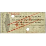 Preplatok za 50 miliónov mkp 1923 - MODEL