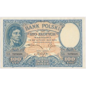 100 Zloty 1919 - SCHÖN