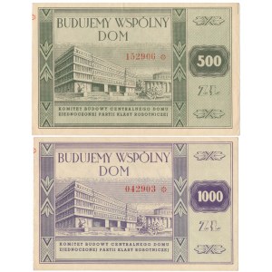 Budujemy Wspólny Dom, 500 i 1.000 złotych (2szt)