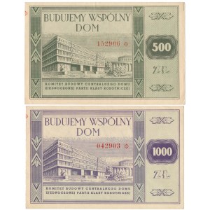 We Build a Common Home, 500 and 1,000 zloty (2pc)
