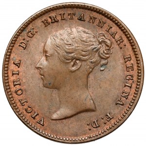 Spojené kráľovstvo, Victoria, 1/2 farthing 1844