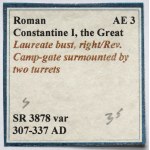 Constantine I the Great (306-337 AD) Follis, Cyzicus